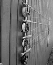 User submitted picture: Rods on wall