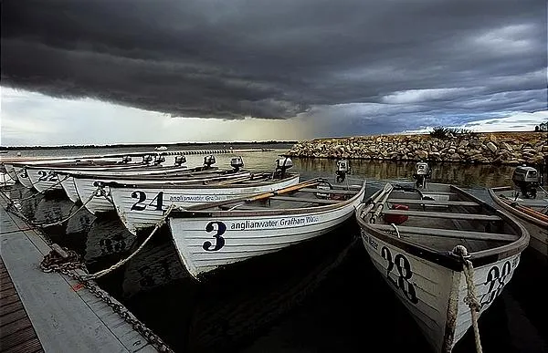 User submitted picture: Grafham water just before...